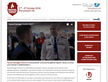 Tablet Screenshot of navaldamagecontrol.com
